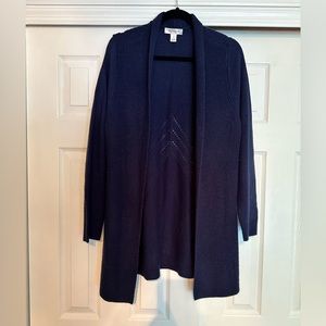 Navy blue cardigan
